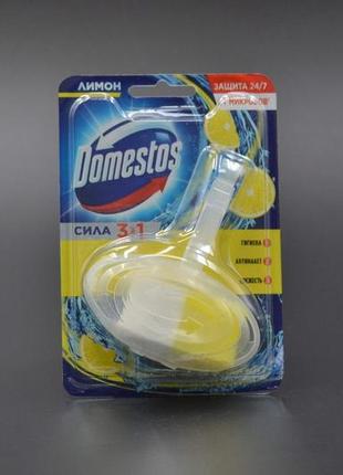 Туалетний блок для унітазу "domestos" / лимон / 40г1 фото