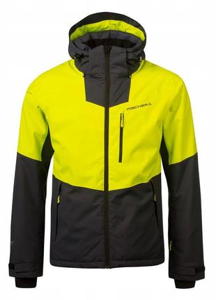 Куртка чоловіча fischer bansko black yellow розмір s