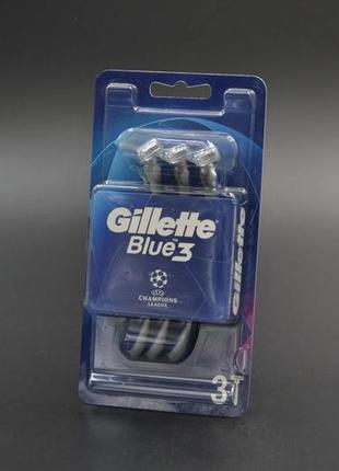 Станок для гоління "gillette" / blue 3 / 3шт
