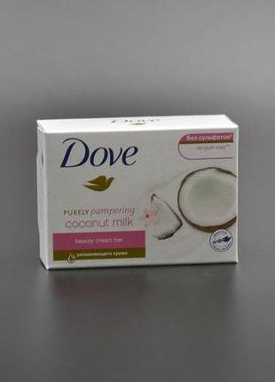 Крем-мило "dove" / кокосове молоко / 135г1 фото