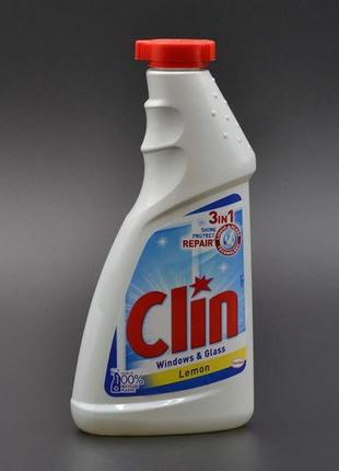 Средство для мытья окон "clin" / запаска / лимон / 500мл1 фото