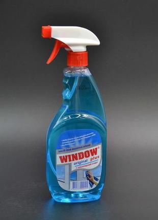 Засіб для миття скла  "window" / з нашатирним спиртом  / з розпилювачем / синій / 500мл1 фото