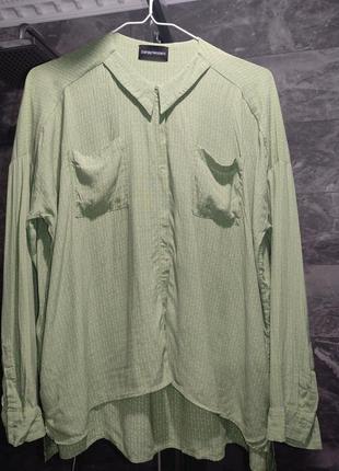Рубашка блуза свободного кроя emporio armani
