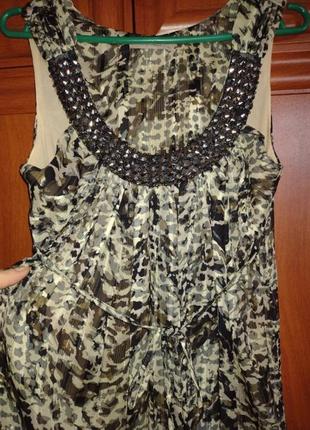 Платье в леопардовый принт.6 фото