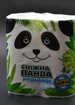Полотенце бумажное "снежная панда"