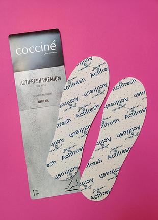 Устілки антибактеріальні жіночі чоловічі 36-45 coccine actifresh premium 665/29