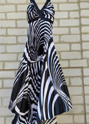 Атласное платье, платье плиссе на выпускной, нарядное платье меди1 фото