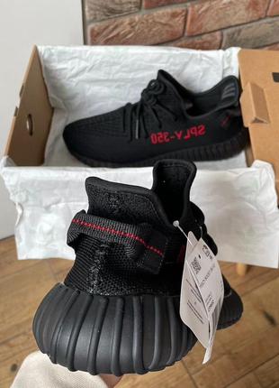 Женские кроссовки adidas yeezy boost 350 v2 "bred"#адидас6 фото