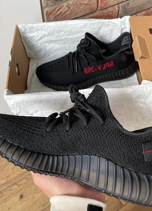 Женские кроссовки adidas yeezy boost 350 v2 "bred"#адидас5 фото