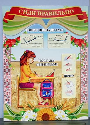 Сиди правильно