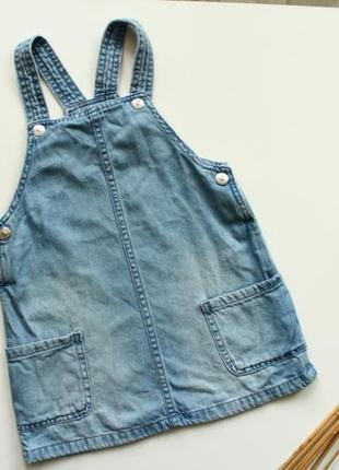 Сарафан джинсовый, тонкий джинсовый сарафан на 1,5-2 года