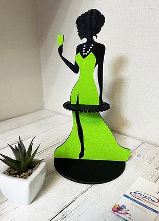 Салфетница "lady in light green"