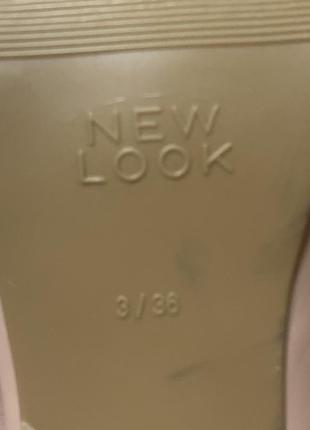 Туфли new look пудрового, бежевого цвета, размер 367 фото