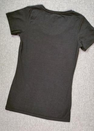 Черная базовая футболка sail twist, 382 фото