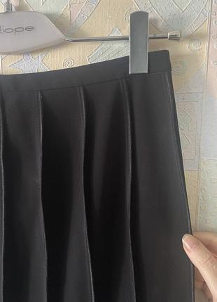 Макси юбка в складку винтаж ischiko (oska)2 фото