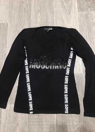 Кофта в рубчик moschino