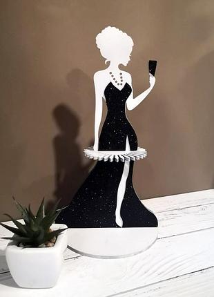 Салфетница "lady in black"