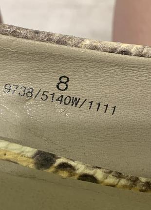 Элегантные туфли autograpf под рептилию, натуральная кожа, размер 41-4210 фото
