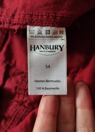 Мужские шорты hanbury 100% cotton4 фото