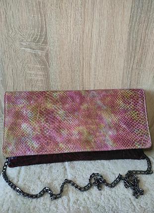 Стильна сумка натуральна шкіра etui bags