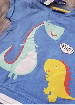 Футболка з динозаврами, футболка для хлопчика2 фото
