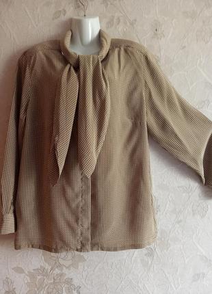 Винтажная шелковая блуза madeline
