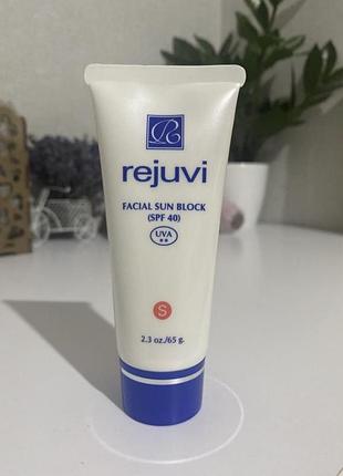 Rejuvi facial sun block spf-40 - солнцезащитный крем spf-40