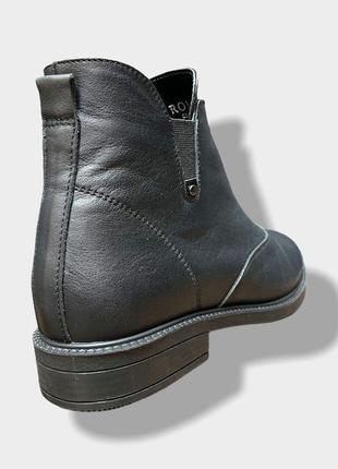 Ботинки женские кожаные черные romax m20724 фото