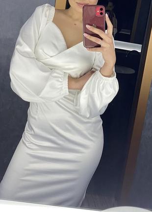 Белое платье, размер с