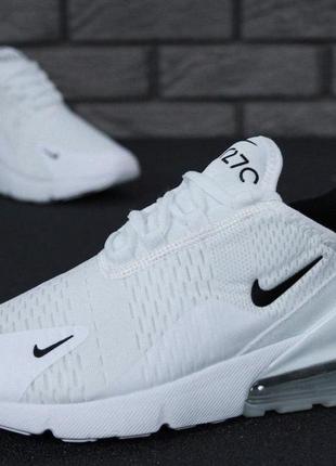 Женские кроссовки nike air max 270 white black 36-38-39-40-418 фото