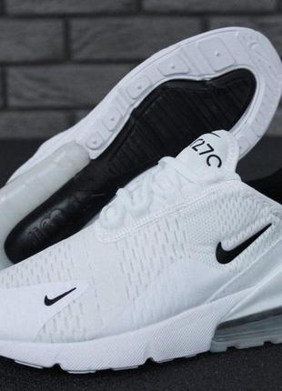 Женские кроссовки nike air max 270 white black 36-38-39-40-419 фото