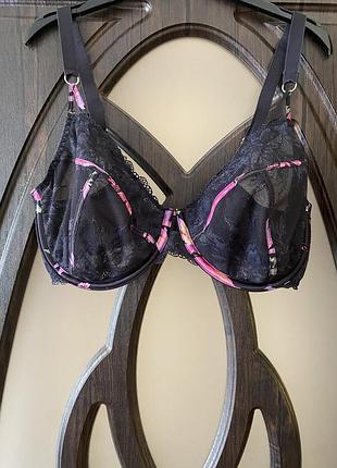 Шикарний, базовий, ажурний, бюстгальтер, чорного кольору, від бренду: george 👌