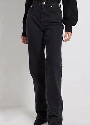 Оригинальные джинсы wide leg high waisted na-kd 1660-000118-0002-582 разм. 38