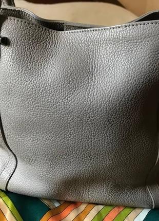 Італійська шкіряна сумка genuine leather4 фото