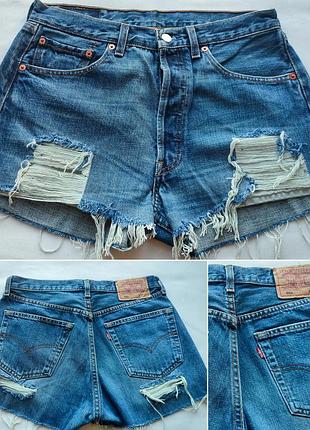 Джинсовые шорты levis 501