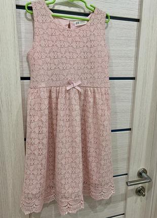 Гіпюрова сукня h&m
