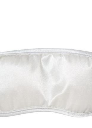 Маска на глаза satin love mask, white2 фото