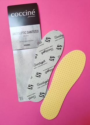 Устілки антибактеріальні жіночі чоловічі 36-45 coccine antiseptic sanitised 665/14