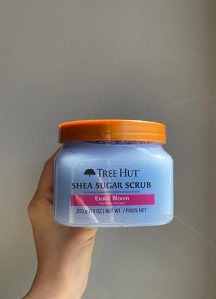 Скраб для тіла tree hut exotic bloom sugar scrub1 фото