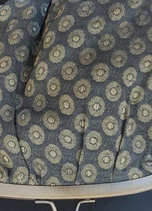 Сумка вечірня/коктейльна текстиль на ланцюжку3 фото