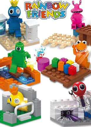 Конструктор lego rainbow friends помаранчевий із roblox. лего радужній друг з роблокс.6 фото