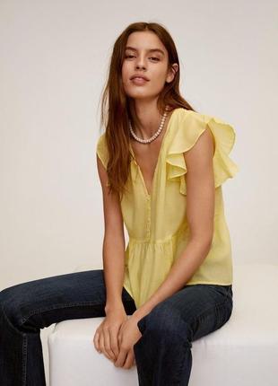 Женская легкая рубашка блуза манго mango3 фото