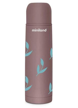 Дитячий термос miniland silky thermos на 500 мл terra flowers