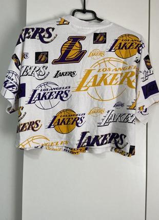 Укорочена футболка lakers3 фото