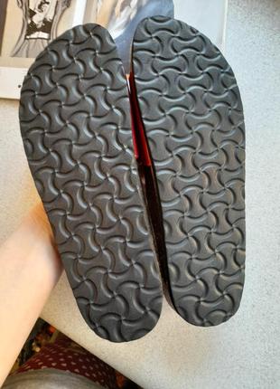 Шльопки биркинштоки кожаные шлепанцы birkenstock 40