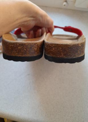 Шльопки биркинштоки кожаные шлепанцы birkenstock 40
