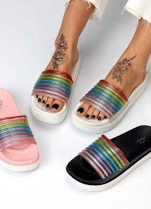 ❤️ шлепанцы радуга