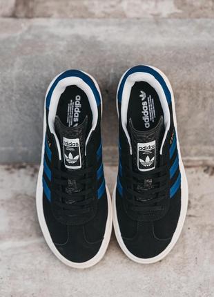 Adidas gazelle bold shoes blue2 фото