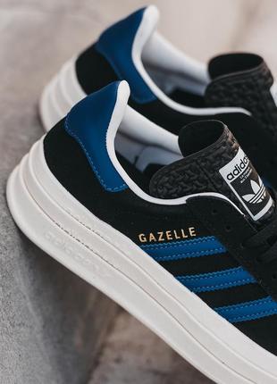 Adidas gazelle bold shoes blue1 фото
