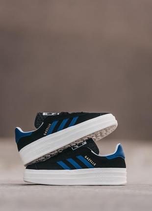 Adidas gazelle bold shoes blue4 фото